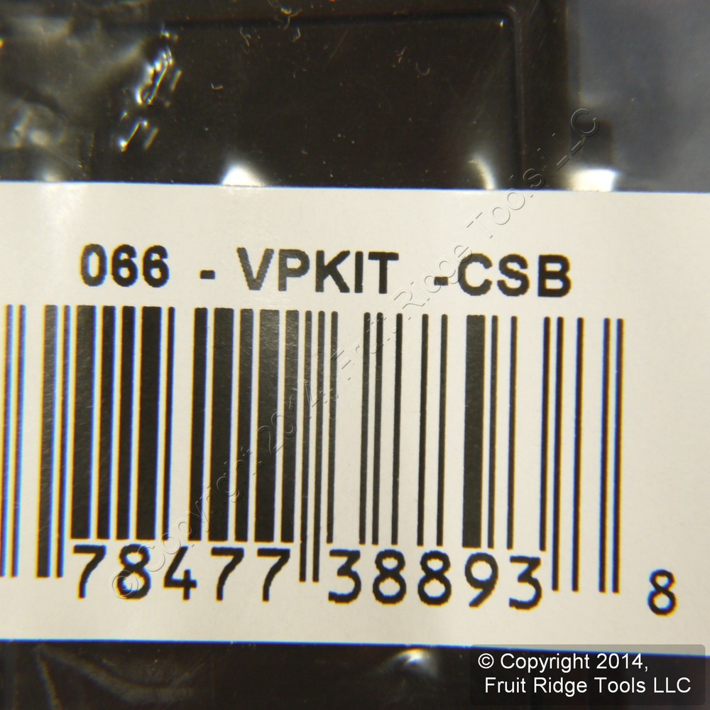 Leviton Brown Color Conversion Kit for Coordinating Rocker Switch VPKIT-CSB