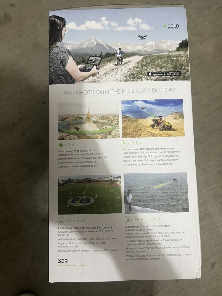 3DR Solo RTF Quadcopter Smart Drone