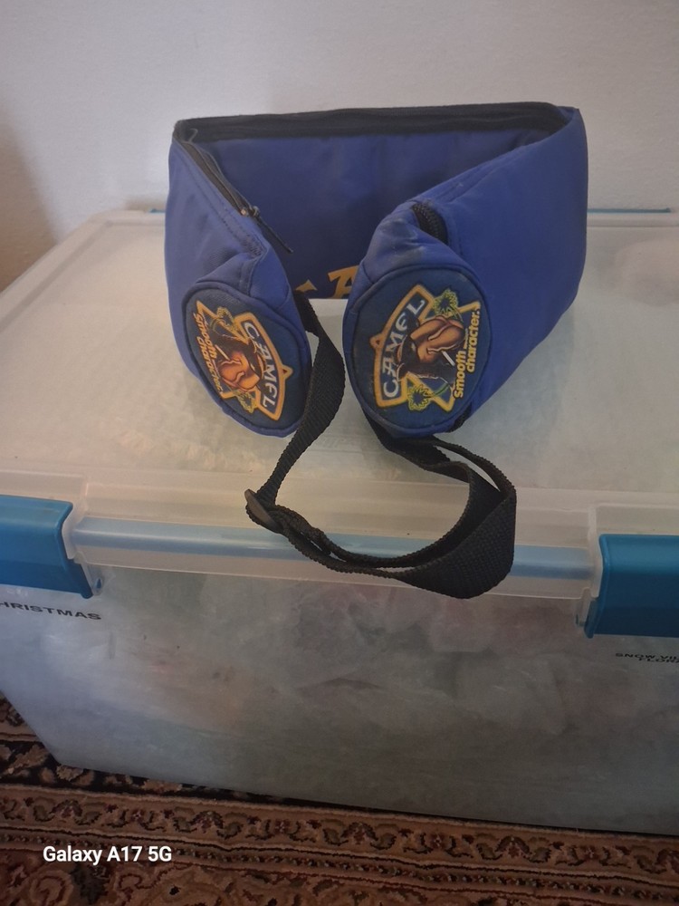 Camel Blue Billiard Cue Case with Shoulder Strap
