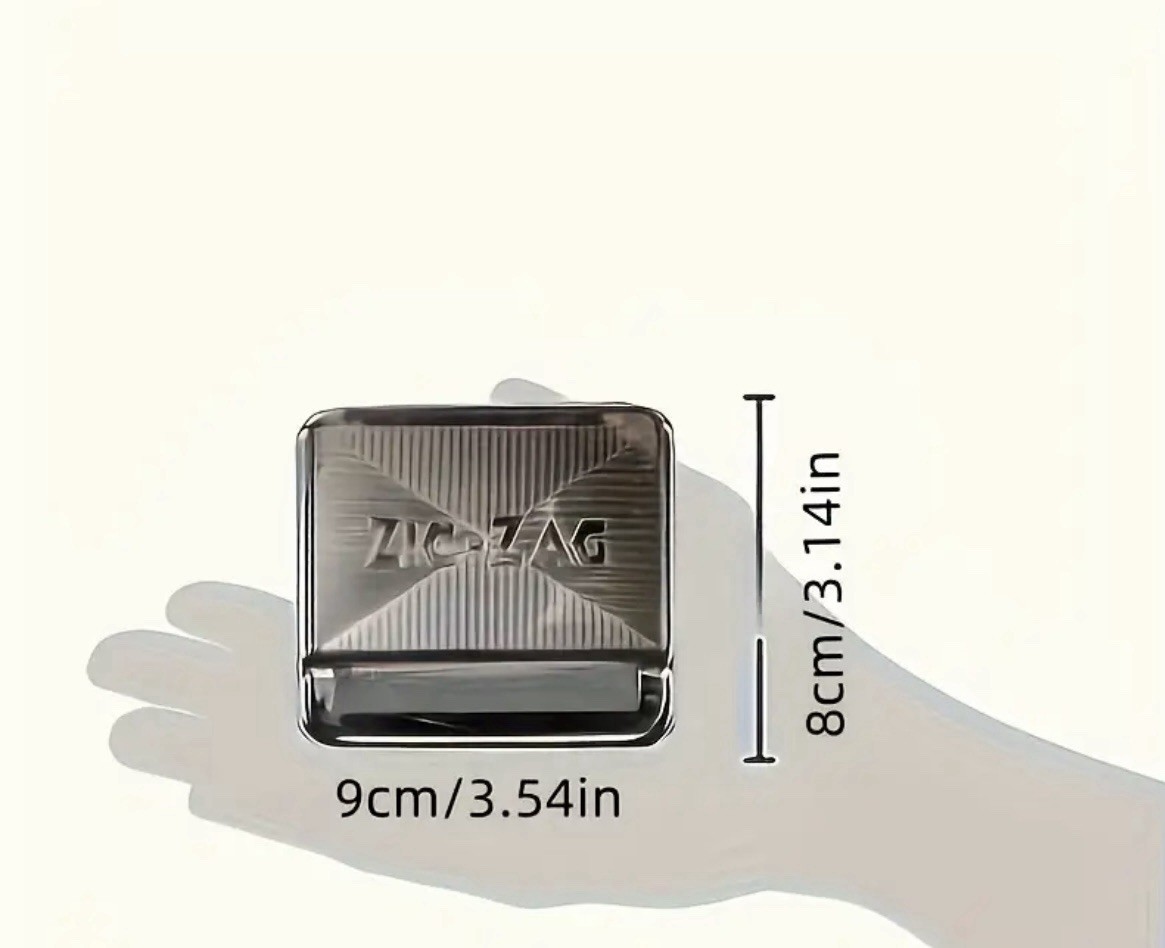 Zig-Zag Metal Cigarette Rolling Machine 70mm Easy Automatic Tobacco Roller BN