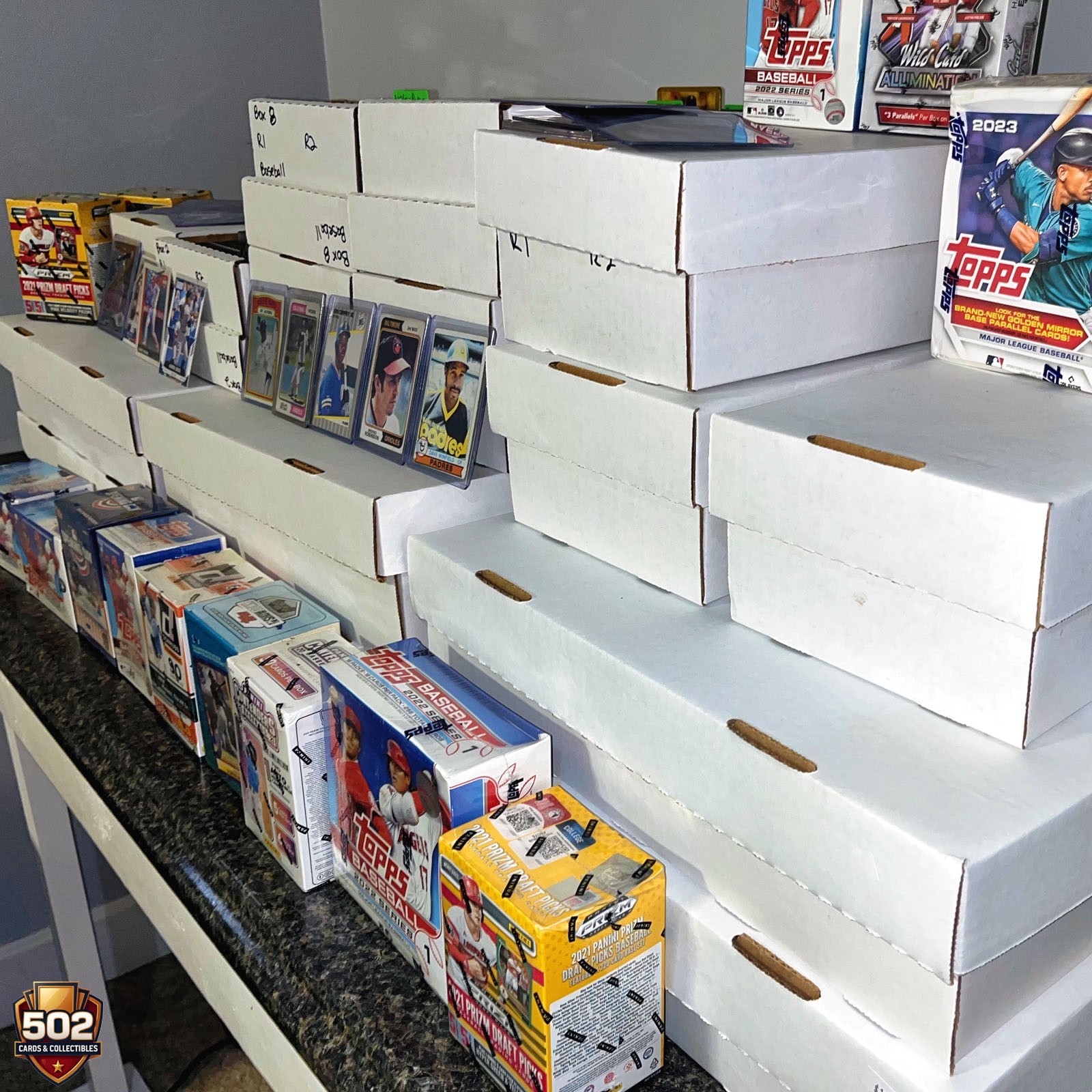 MLB Baseball Cards Lot 100 Cards • GUARANTEED AT LEAST 4 1950s-60s Cards + 1970s