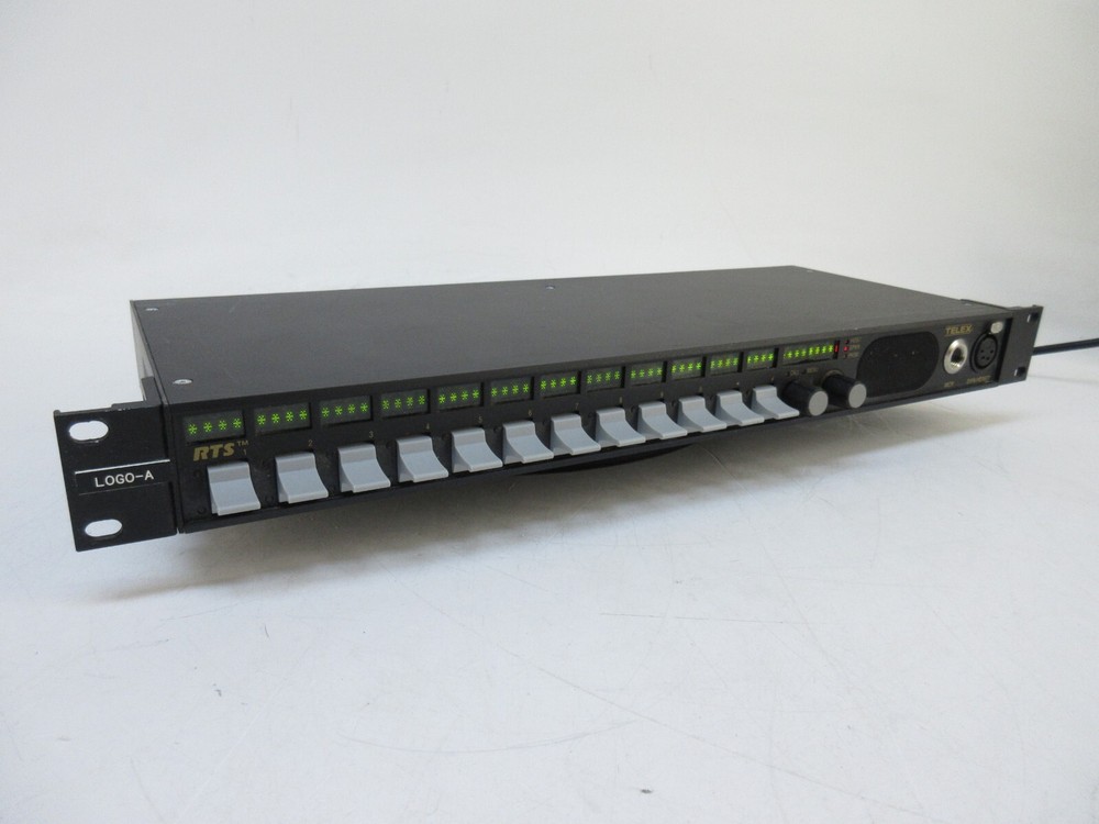 Telex RTS KP12 12 Position Key panel Intercom System Rack Ears, Ext Module