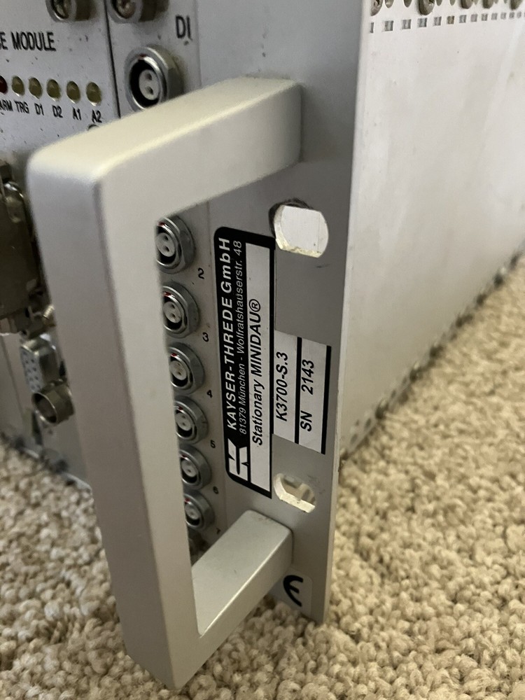 Kayser-Threde Amplifier Controller Interface Module Rack KM3730-S-6B2000-16.2