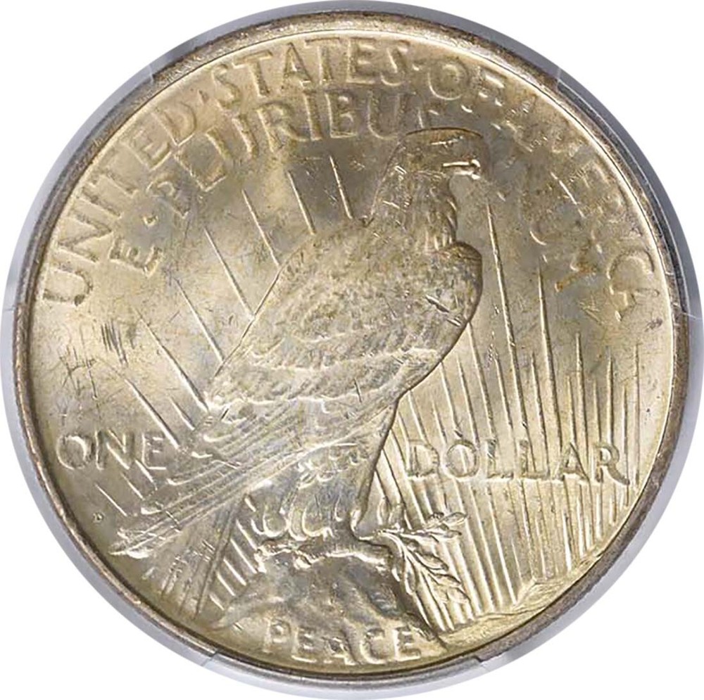 1927-D Peace Silver Dollar MS63 PCGS