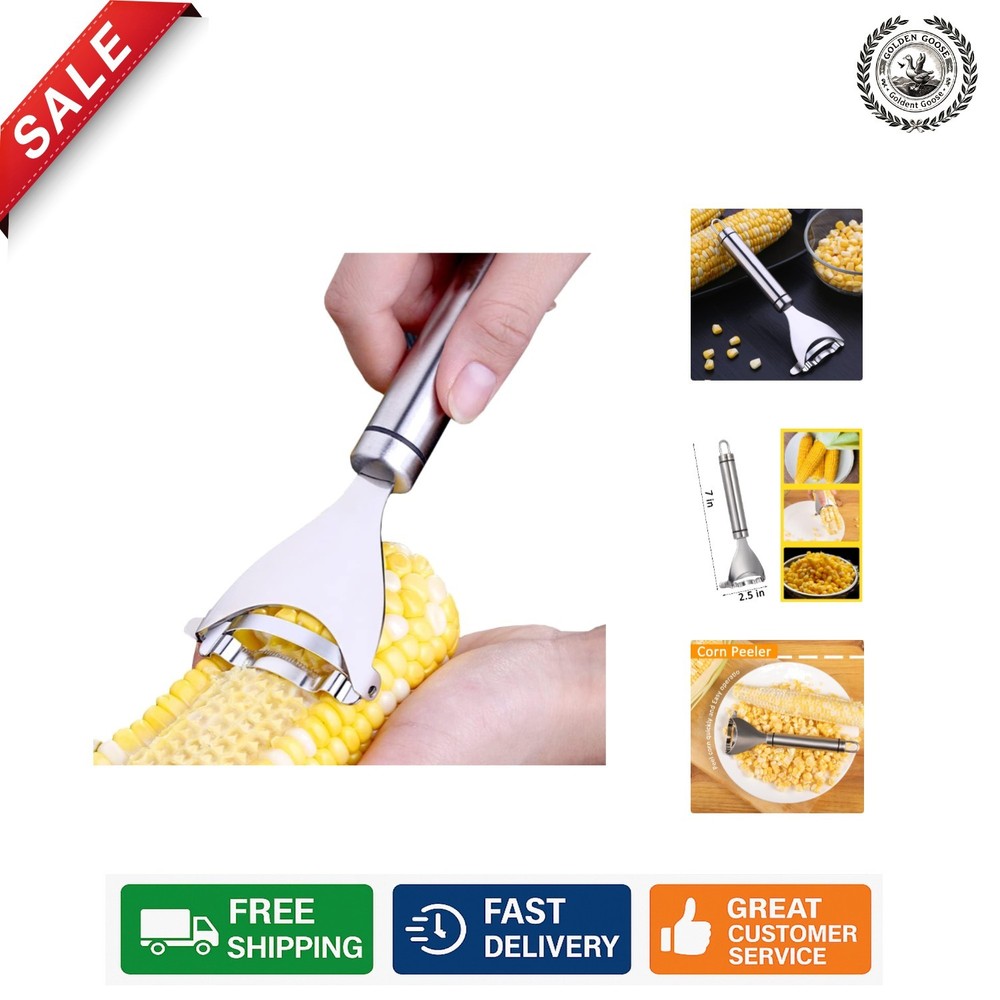 Manual Corn Shaver - Durable Rustproof Design for Effortless Kitchen Use