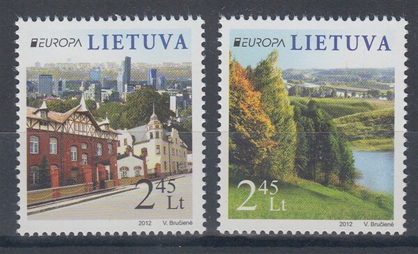 LITHUANIA 2012 EUROPA MINT PAIR (ID:475/D56105)