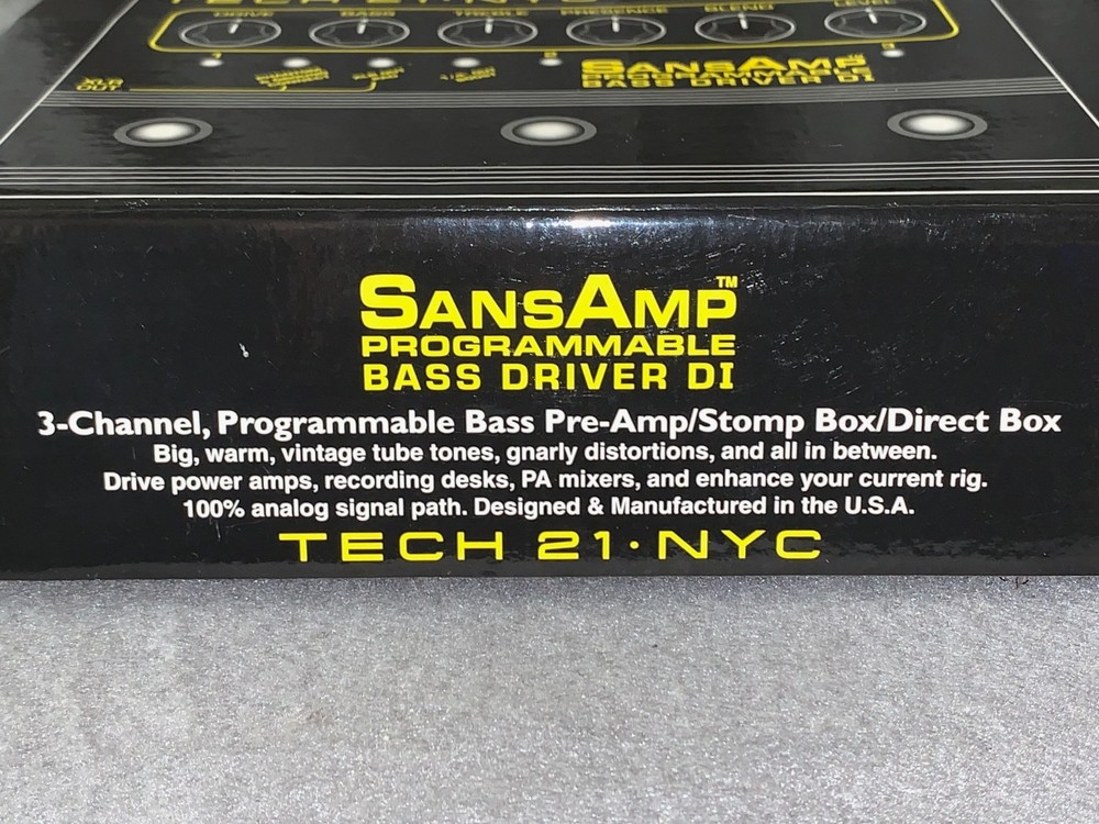 SansAmp 3 Channel Programmable Bass Driver D1