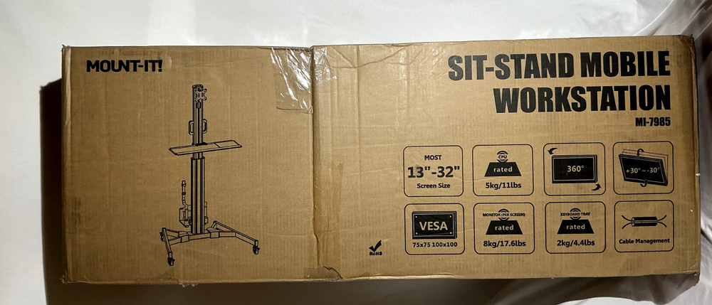 mi-7985 Sit-stand Mobile PC Work Station