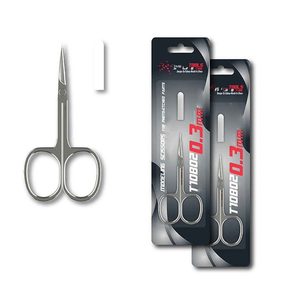 T10B02 Stainless Steel Thick Modeling Scissors For Model Building Etching Tool