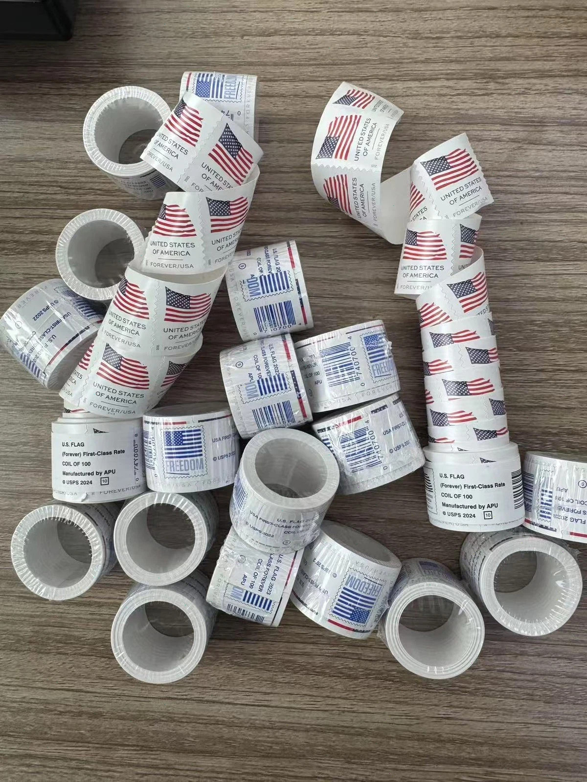 New Collection 20 ROLLS Of 100 USPS Postage-2000 PCS-Special Sale (2025)