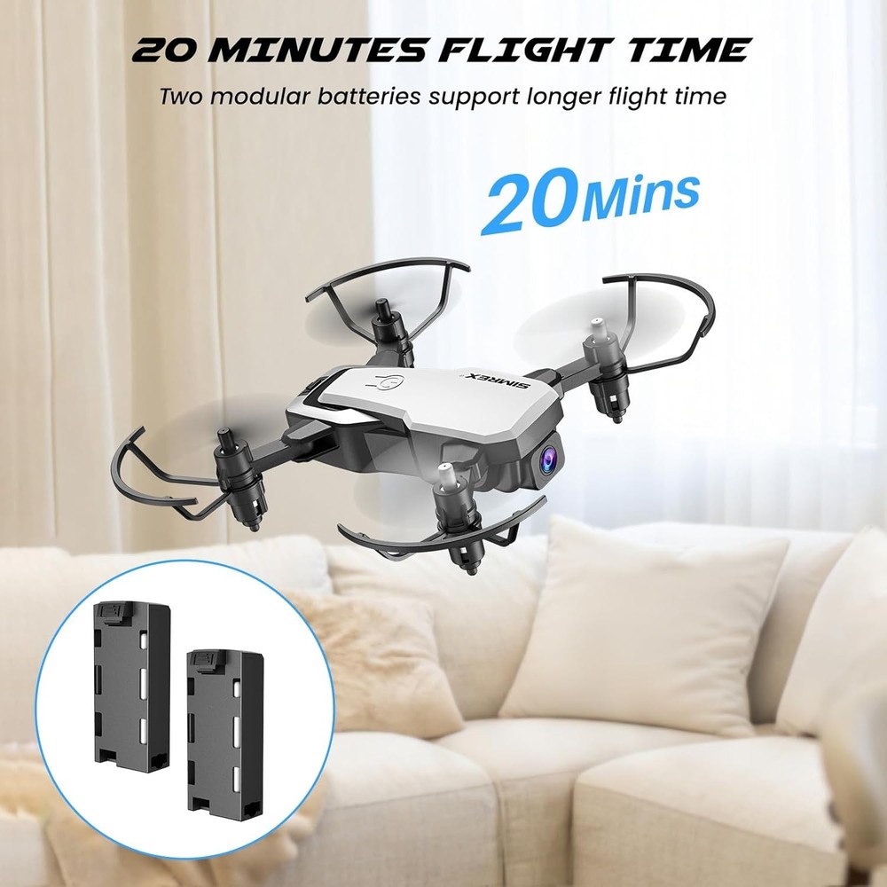 SIMREX X300C Mini Drone w/ 720P HD Camera Complete