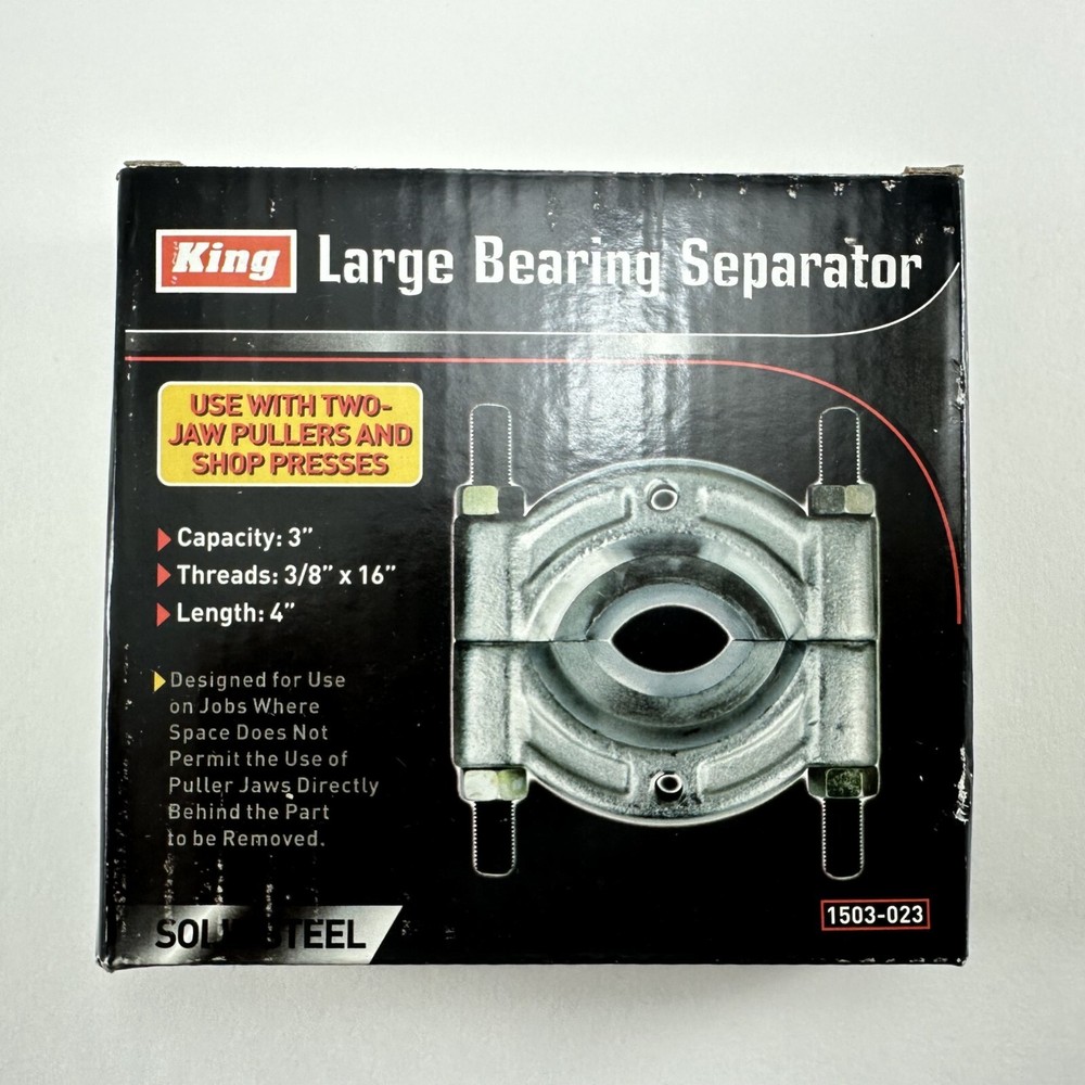 Genuine King Tools 1503-023 3" Bearing Separator