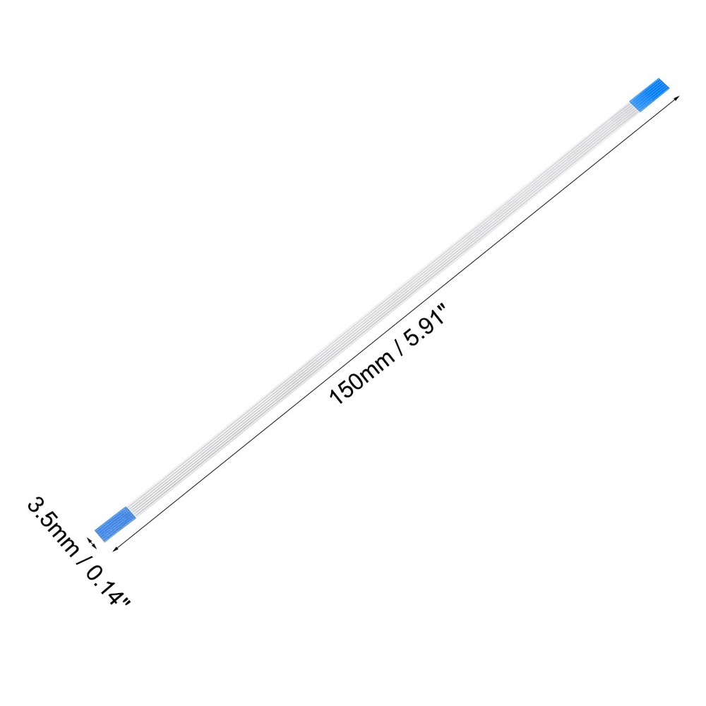 Flat Flex Cable, 6 Pin 150mm FPC FFC Tape Cable 20pcs (Type A)