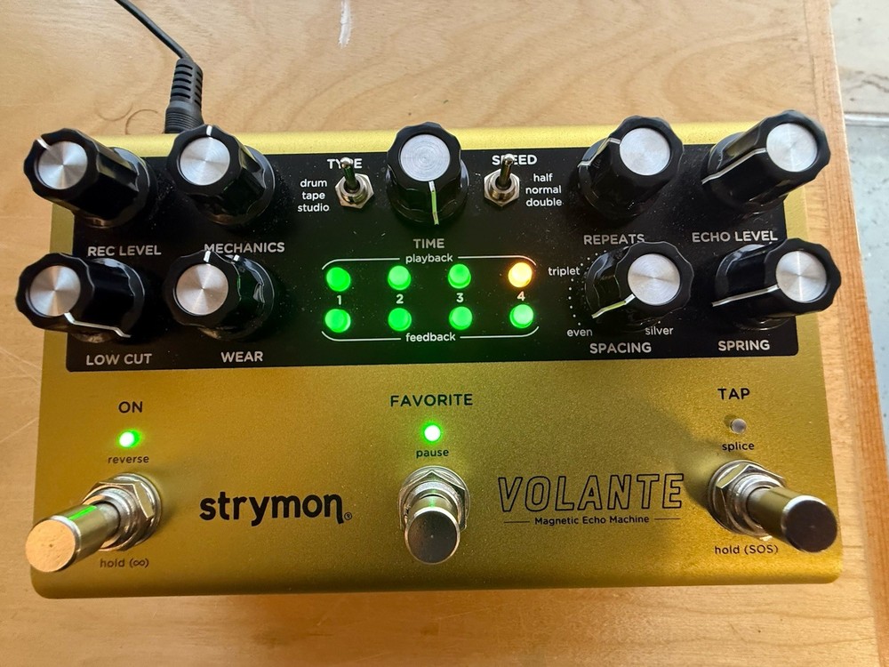 Strymon Volante Multi-stage Echo- Mint Condition Includes Power Supply!