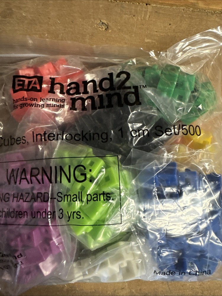 Centimeter cm Unit Cubes 500 Math Manipulatives