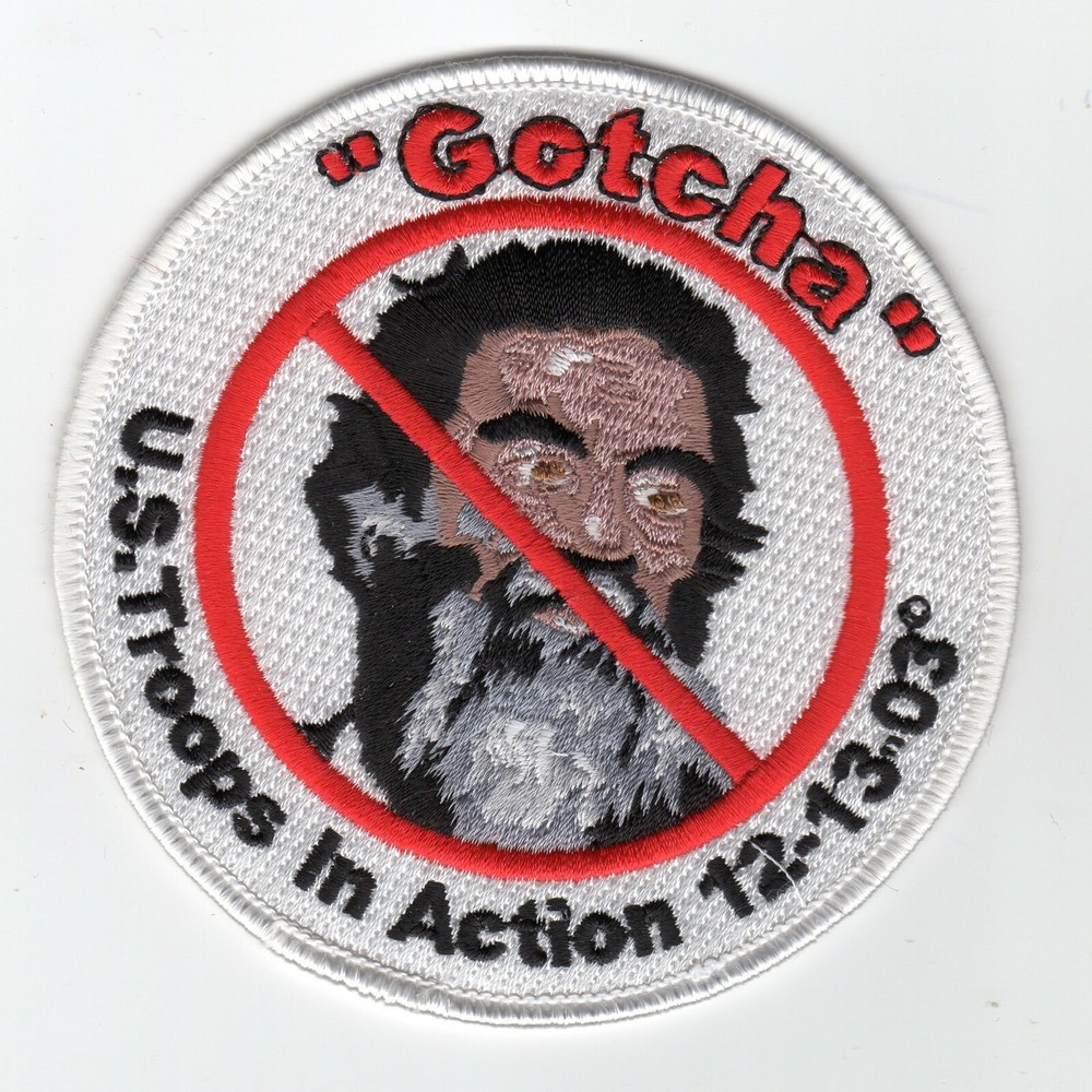 Sadam Gotcha Patch - BCP Cat No. c6094