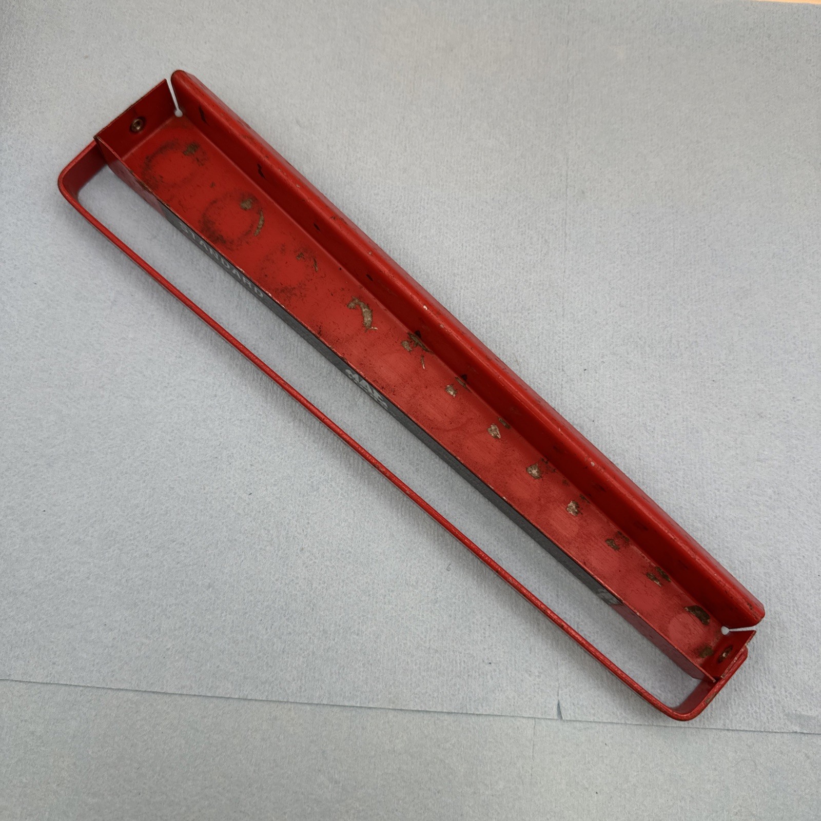 Mac Tools 11" 3/8" Drive Standard Socket Holder Tray Red USA XT18R