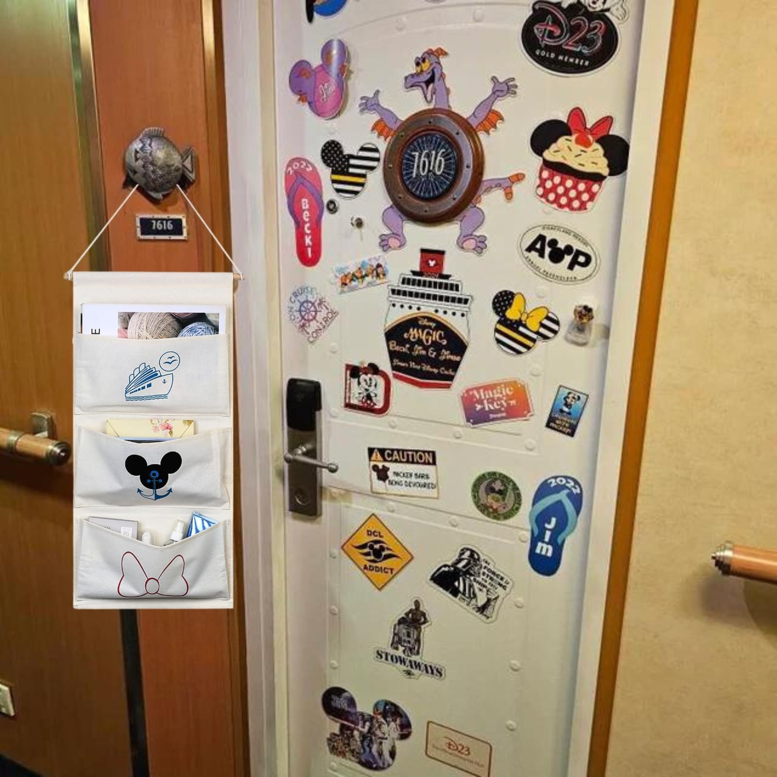 2025 Cruise Essential Fish Extender Pixie Dust Gift Hanger 3-pockets Gift Exc...