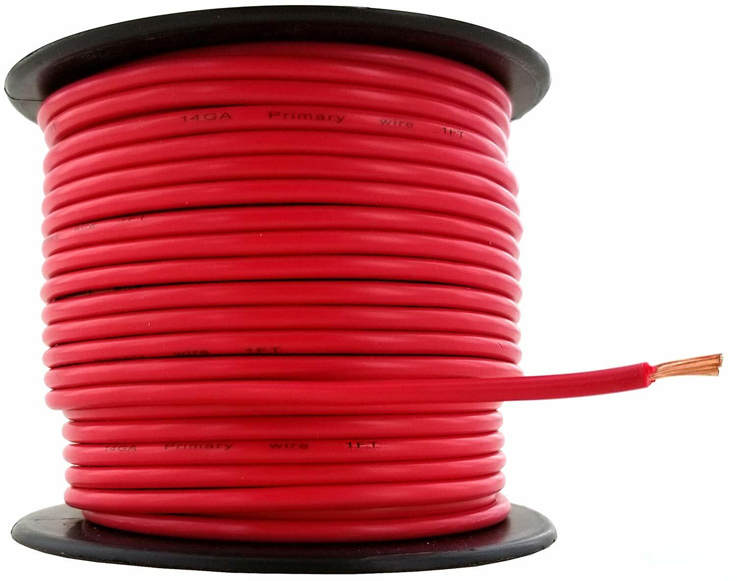 14 Gauge 12v Automotive RV Trailer Hook Up Primary Wire - 7 Colors - 50 Feet EA