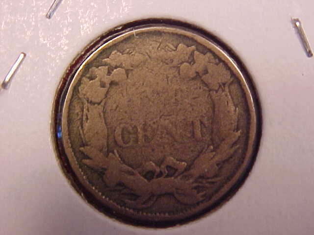 1858 FLYING EAGLE CENT - SMALL LETTERS - VG - SEE PICS! - (X3010)