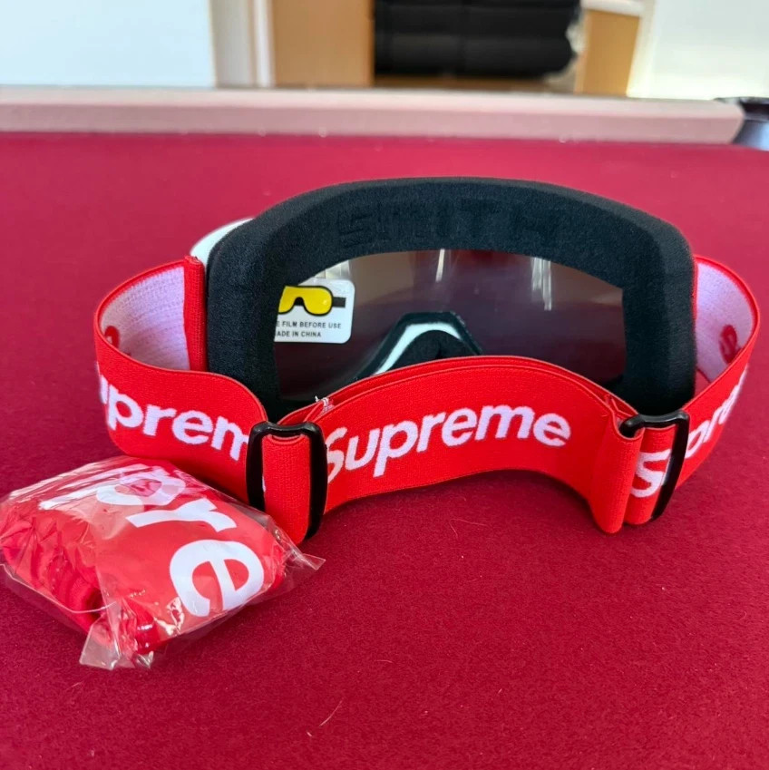 Supreme Smith FW15 Inflatable White Ski Snowboard Off-Road Goggles 2017 New Gift