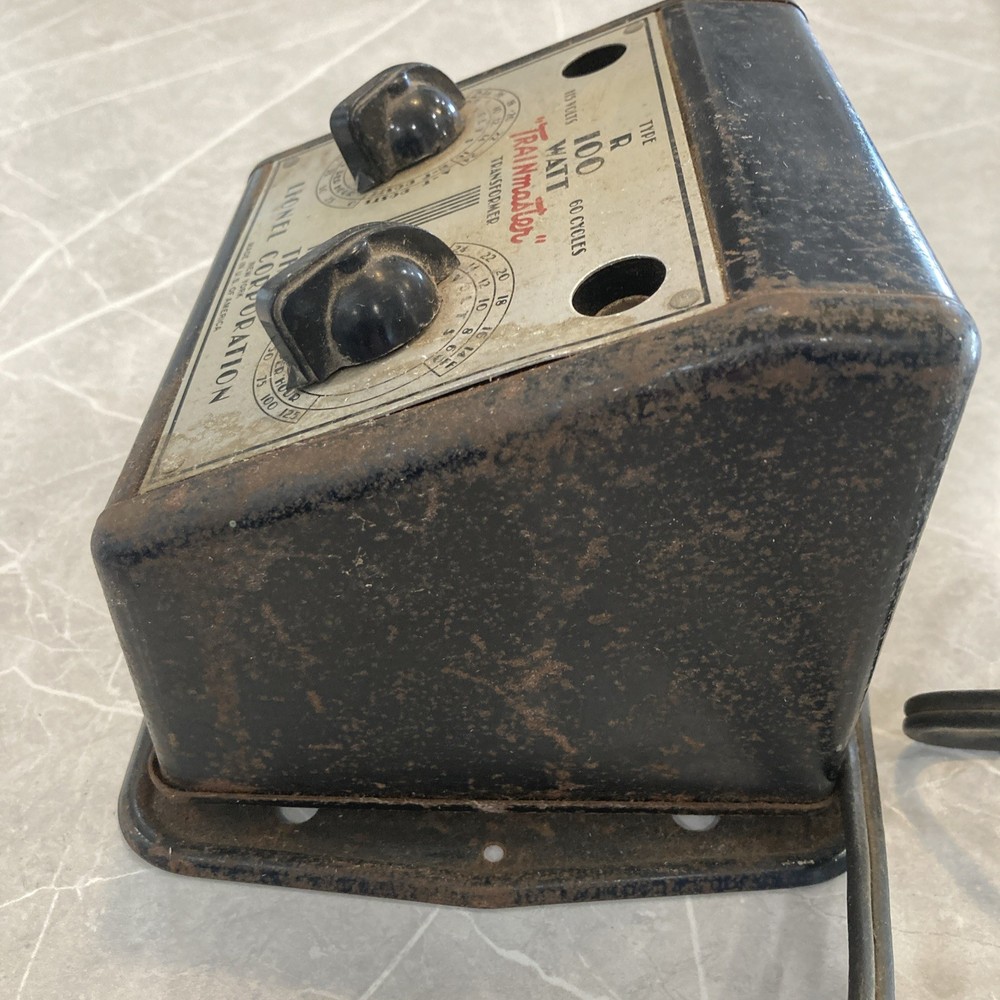 Lionel Type R 100 Watt Trainmaster Transformer Untested
