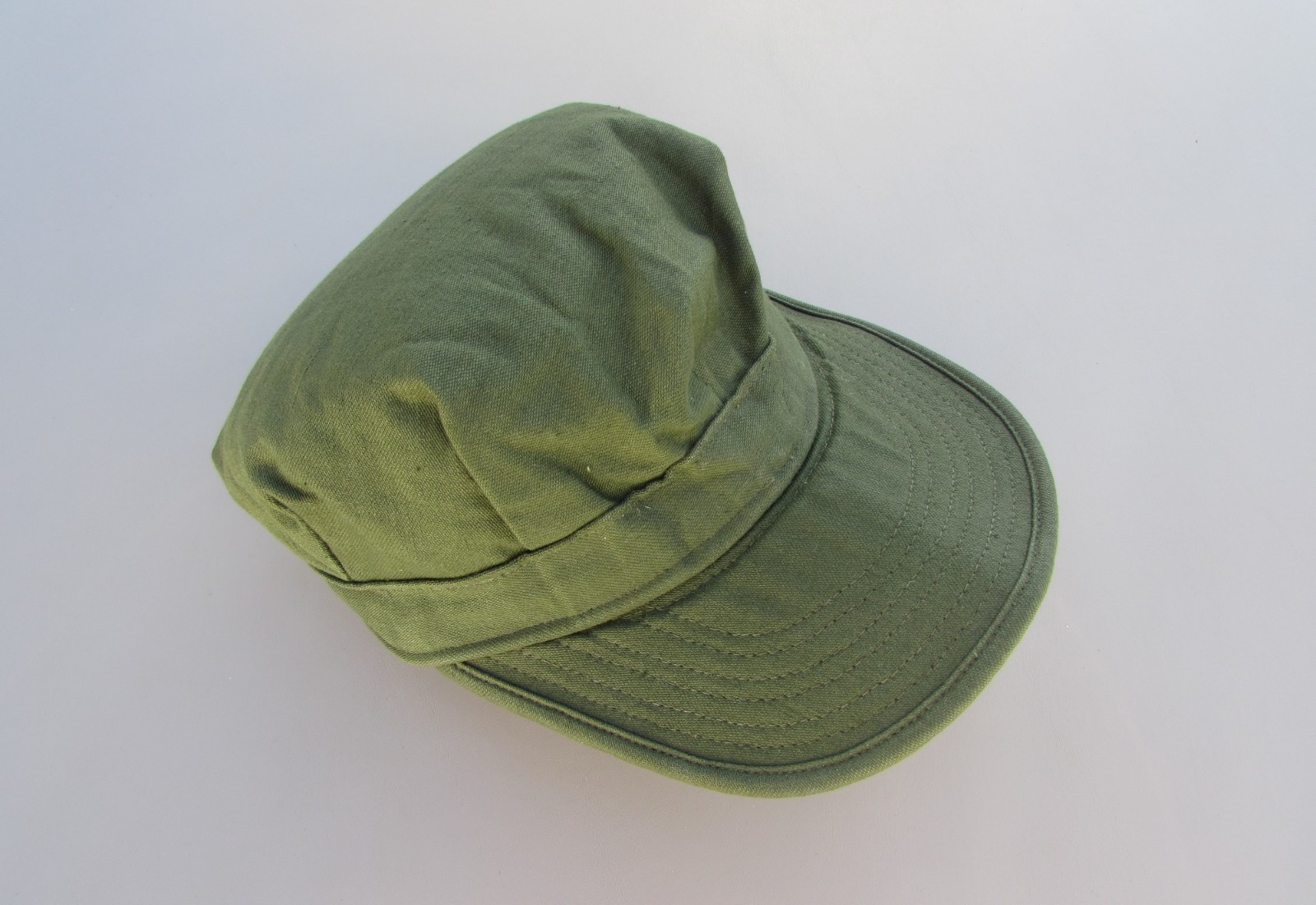 ORIGINAL VIETNAM 1957 MAAG SPECIAL FORCES M1952 OG-107 UTILITY UNIFORM CAP LAOS