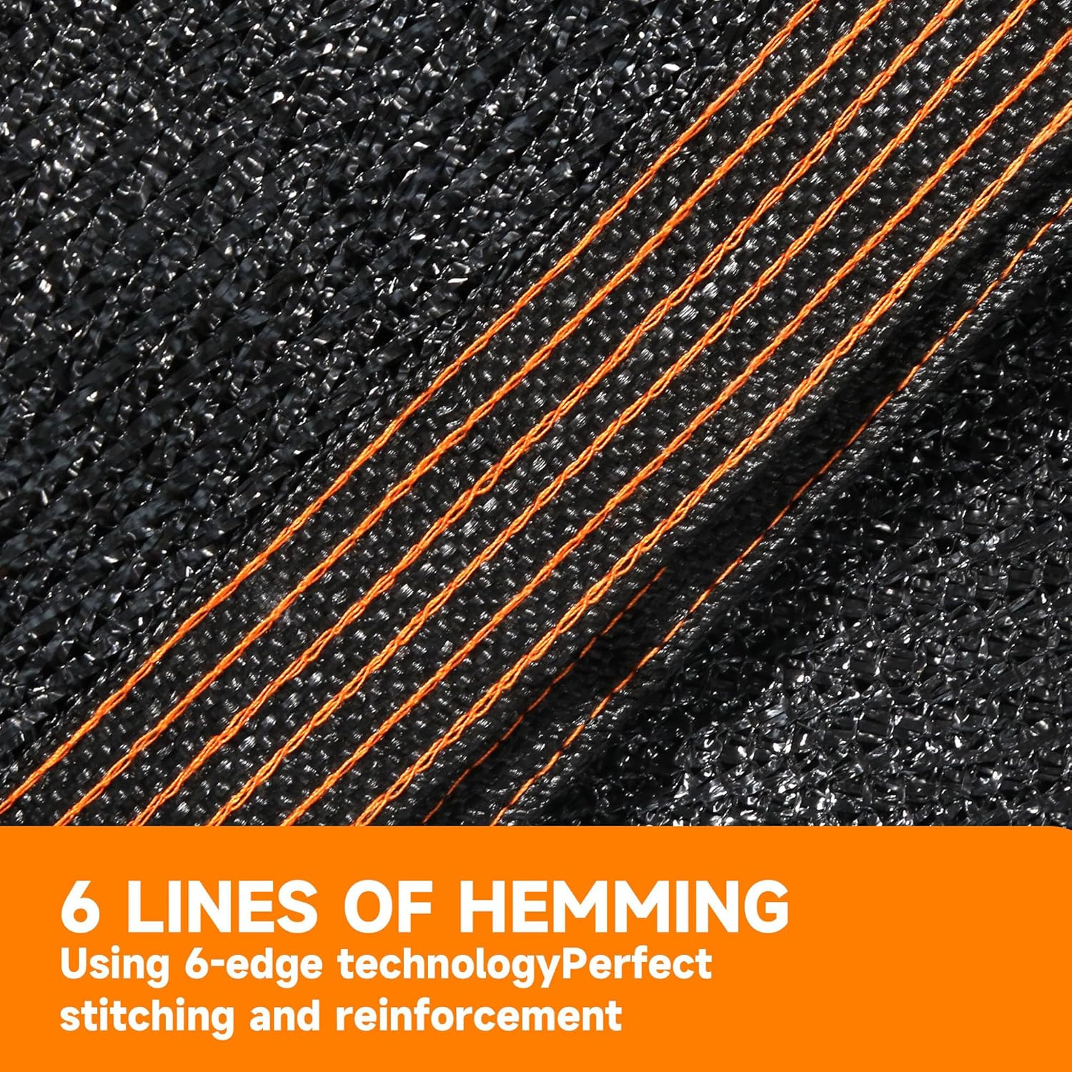 8' x 10' Black Shade Cloth 90% UV Resistant Mesh Tarp With Grommets For Plants