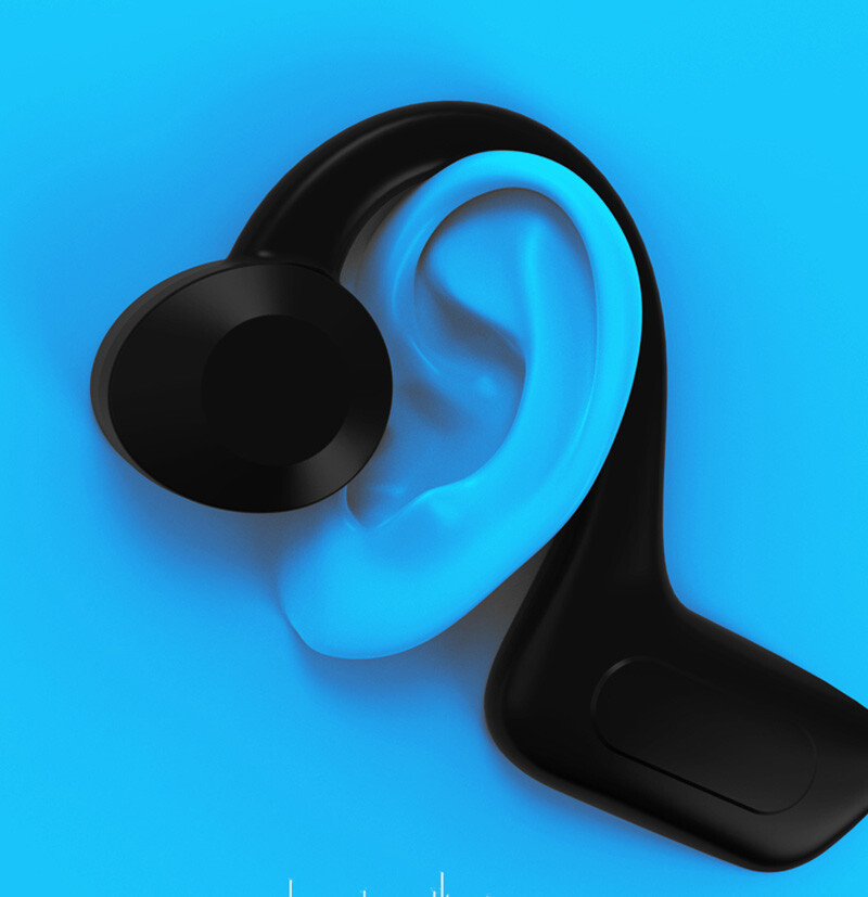 Ear-Hook Comfortable Wireless Bluetooth Headset Stereo Headphone Bone Conduction