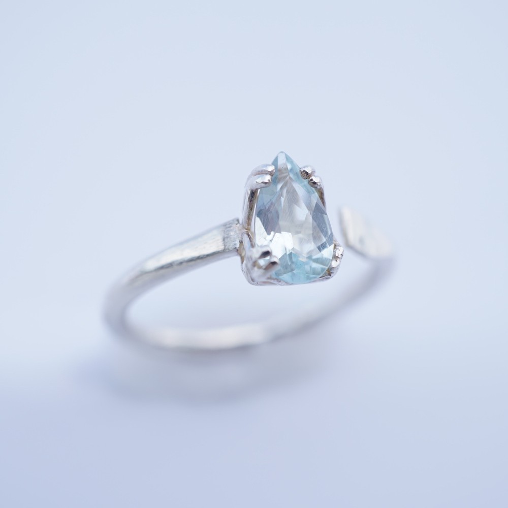 Sterling Silver Sky Blue Topaz Ring