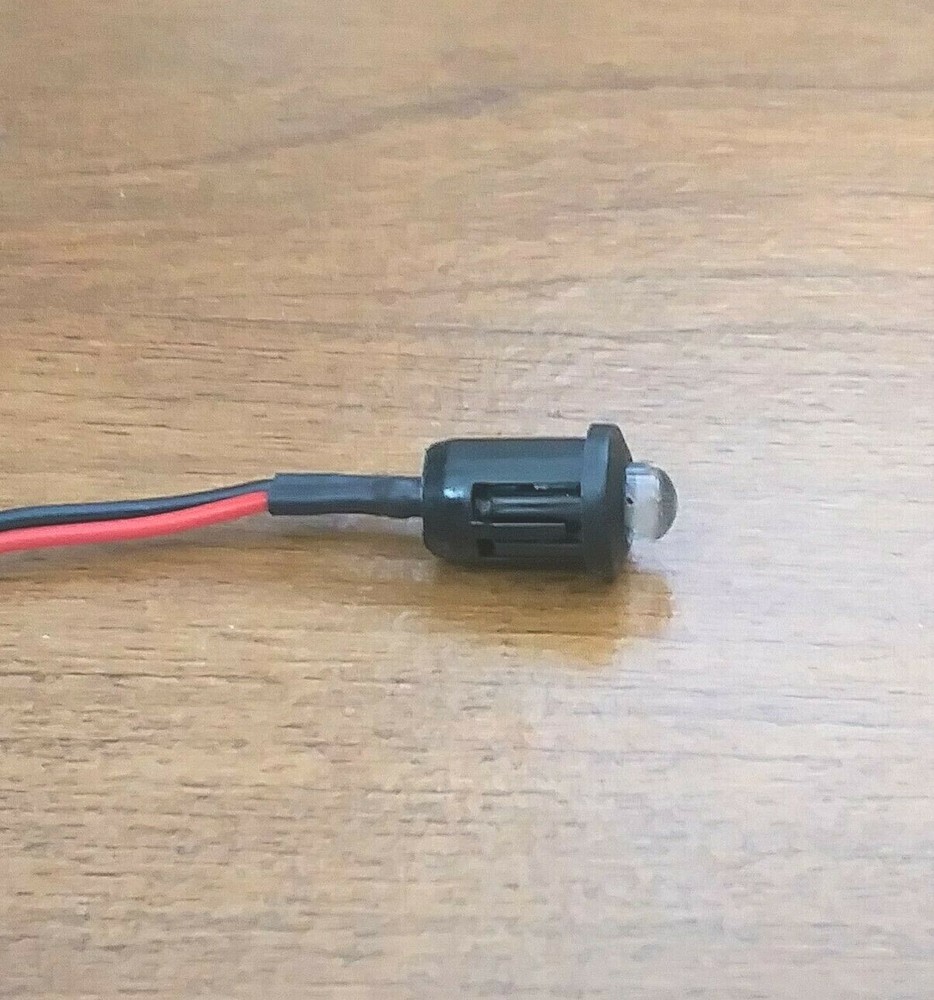 3 BBT 12 volt DC Amber LED Snap-In 3/8" Indicator Lights