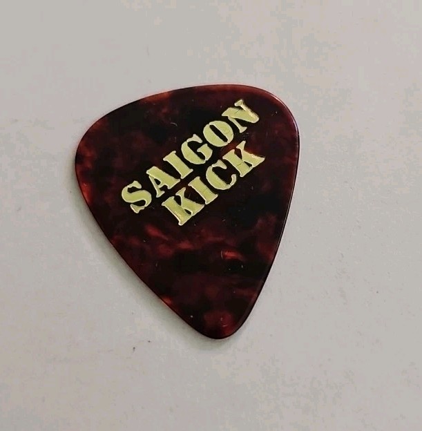 Saigon Kick Chris Mclernon Stage Used Guitar Pick VTG