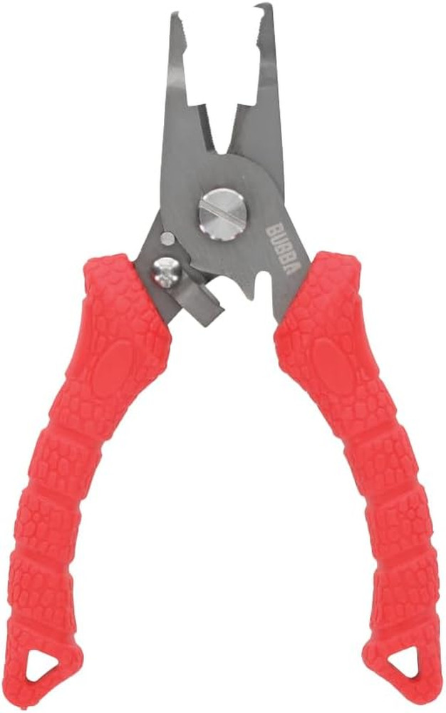 6" Split Ring Pliers Micro Serrated Line Cutters Stainless Steel Construction