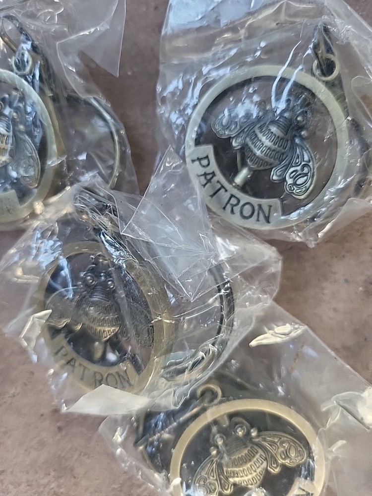 Patron Tequila Bee Keychain EUC