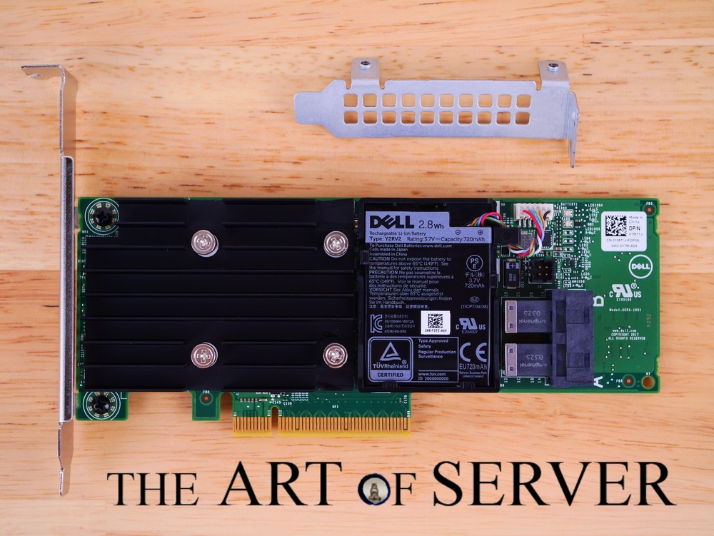 Dell PERC H740P 1M71J 12Gbps 8GB CacheVault BBU MegaRAID Controller