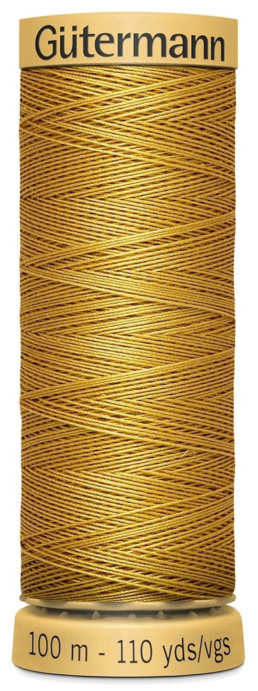 Natural Cotton Thread 110yd Dark Yellow
