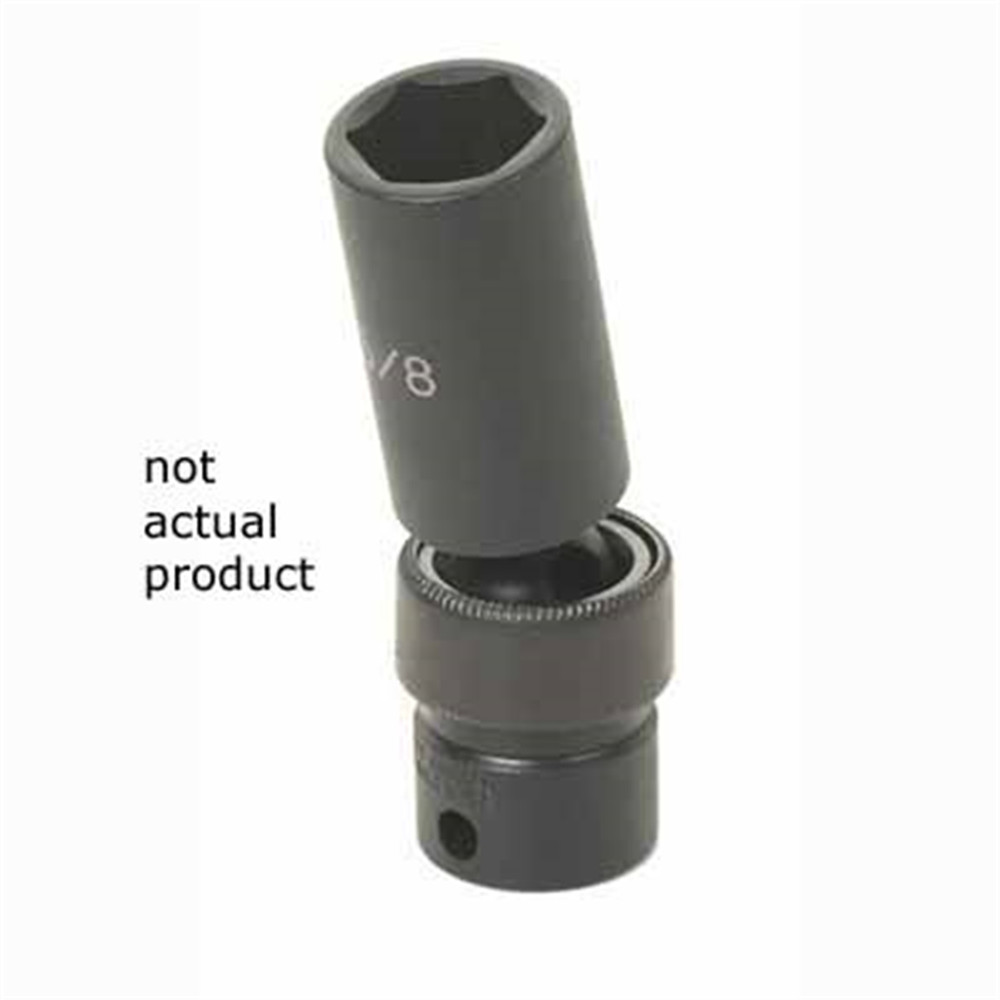 Grey Pneumatic 3/8" Drive x 21mm Deep Universal Socket