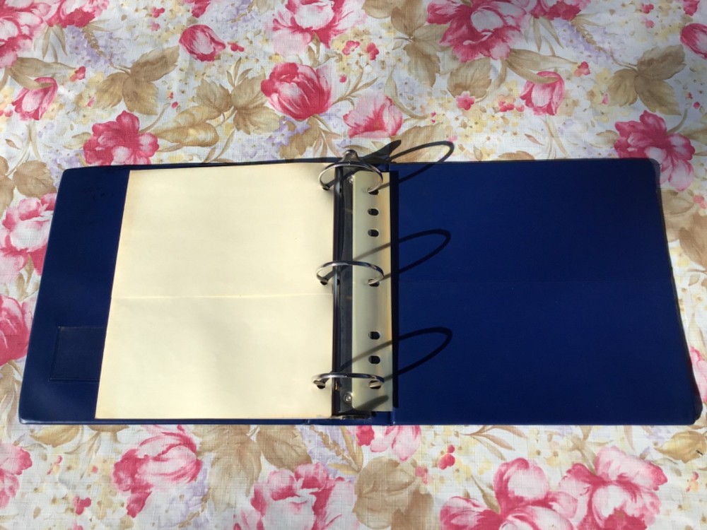 WANG 3-Ring Binder. WANG Computers / WANG Labs. Hard cover 3-ring BINDER.