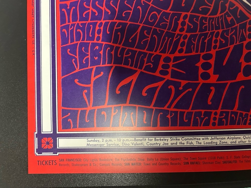 2021-(2)-FILLMORE BG-48-RE-PRINT VARIANT POSTERS-JEFFERSON AIRPLANE/QMS-W.WILSON