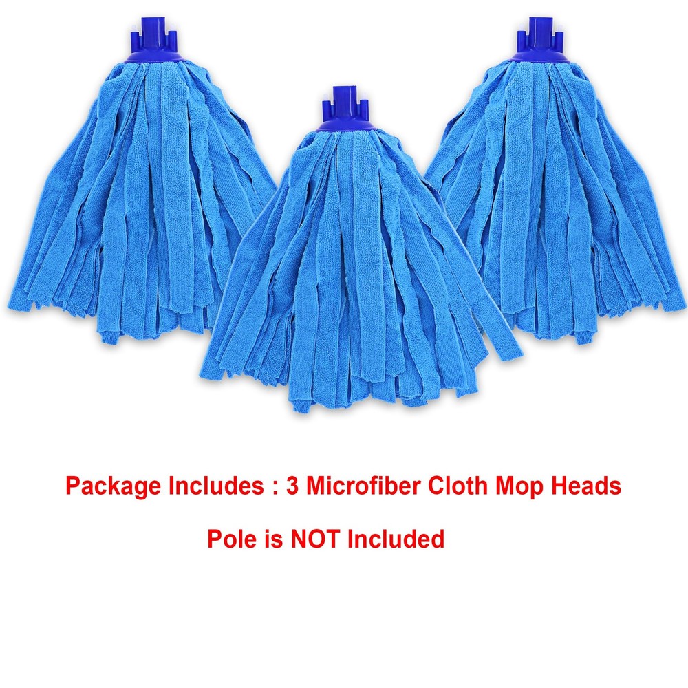 Microfiber Cloth Mop Head , String Mop Refills Screw onto All Standard Thread...