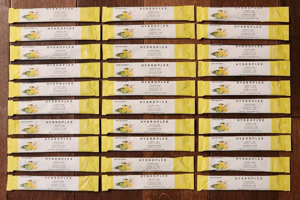 Plexus Hydroplex Electrolyte Drink Mix Lemon Lime New 30 Single Serve Packets