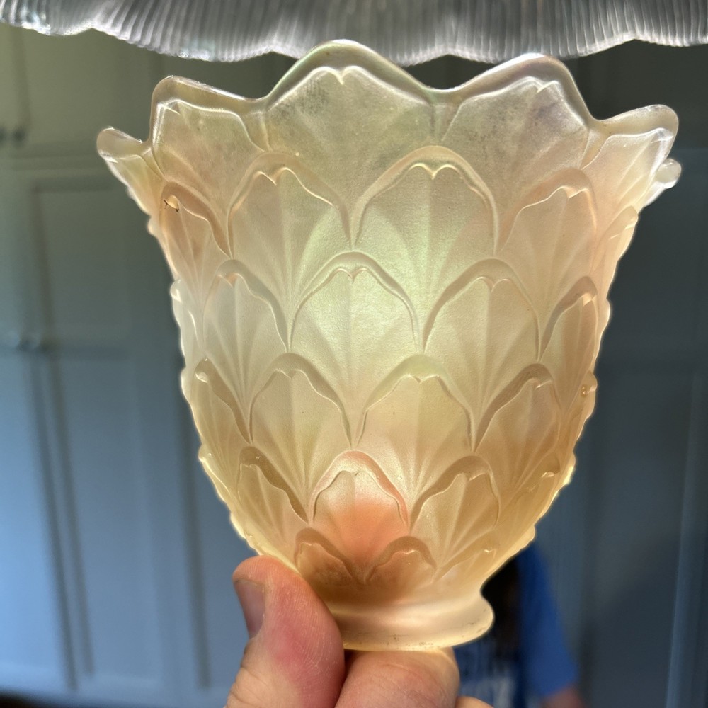 Fantastic Cast Brass Wall Light W Original NUART Shade