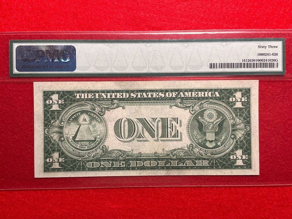 1935C $1 Silver Certificate PMG 63 Fr 1612
