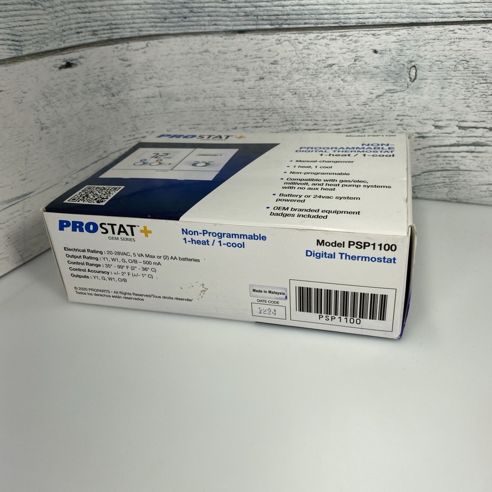 Prostat Plus Model PSP1100 Thermostat