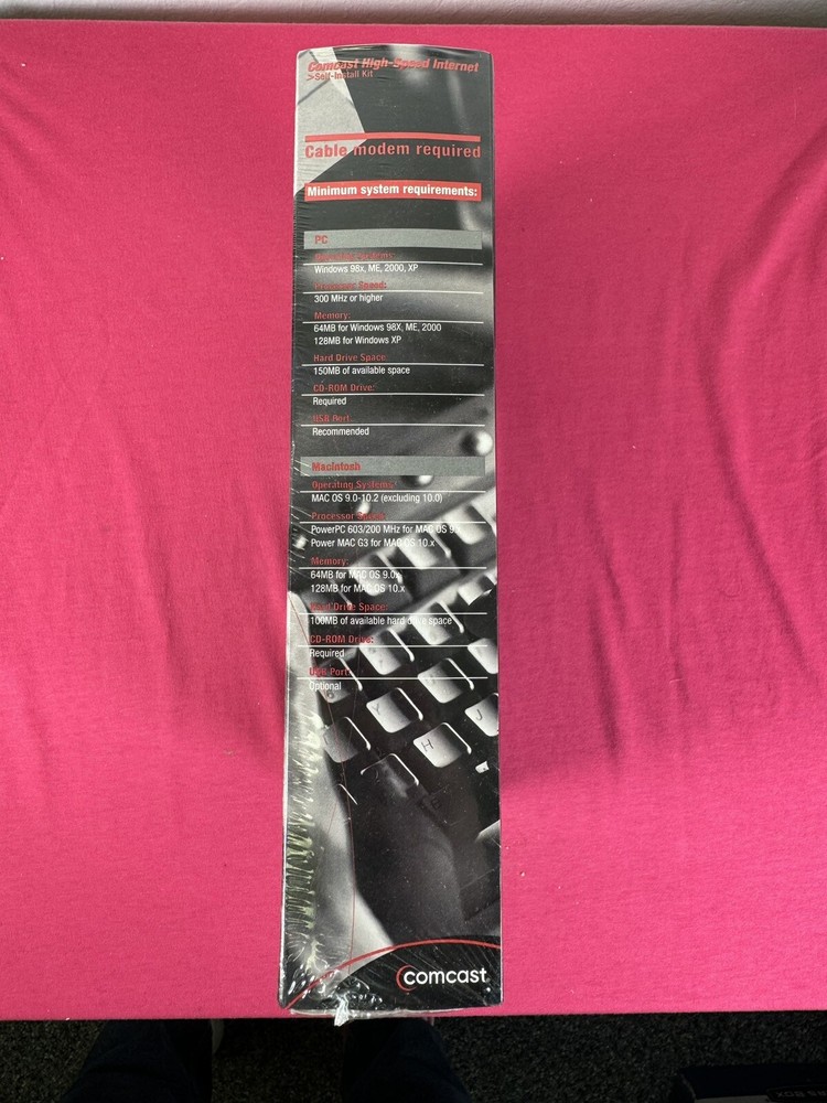 COMCAST HIGH SPEED INTERNET Self Install Kit SEALED BOX NEW SEALED