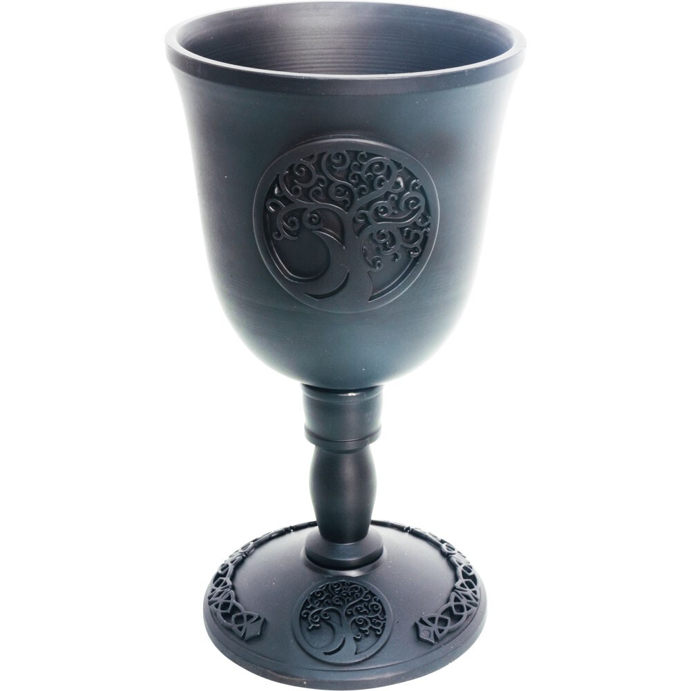 Cast Iron Goblet - Tree of Life - 7.5 Inches Tall