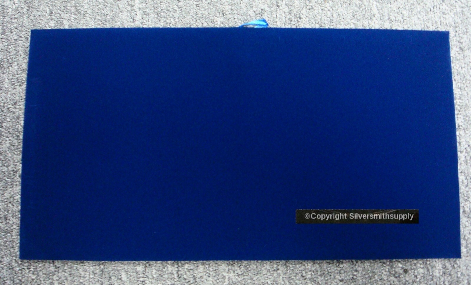 BLUE Velvet Jewelry display Pad FULL SIZE 14" x 7 1/2" X 1/4" Pin jewelry JD059