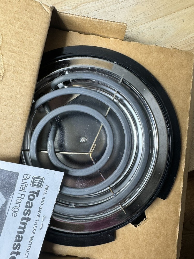 NEW Toastmaster Basic Burner Single Burner Buffet Range #6420 Open Box
