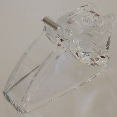 Beautiful, Fine Acrylic Desk Dispenser (Clear), NEW