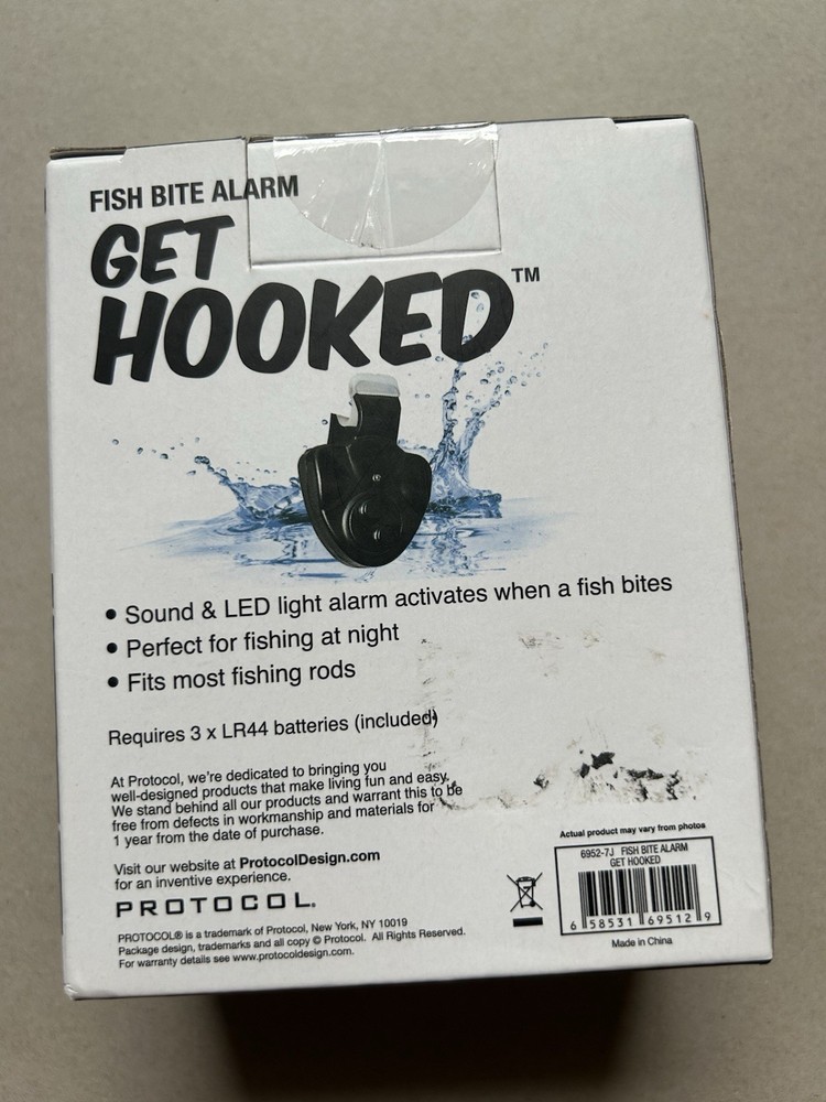 PROTOCOL Get HOOKED Fish Bite Alarm Fishing Equipment
